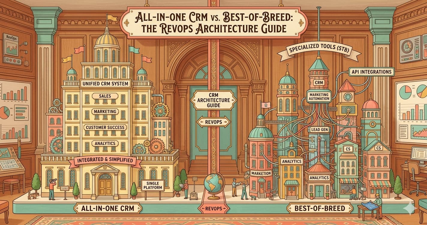 All-in-One CRM vs. Best-of-Breed: The 2026 RevOps Architecture Guide