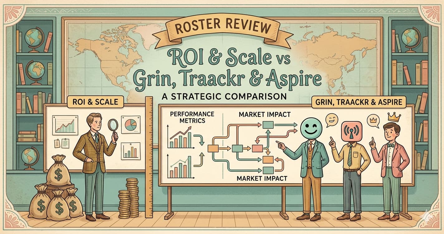 Roster Review 2026: ROI & Scale vs Grin, Traackr & Aspire