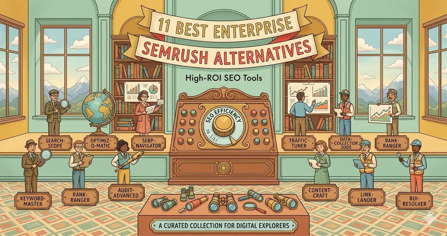 11 Best Enterprise Semrush Alternatives for 2026: High-ROI SEO Tools