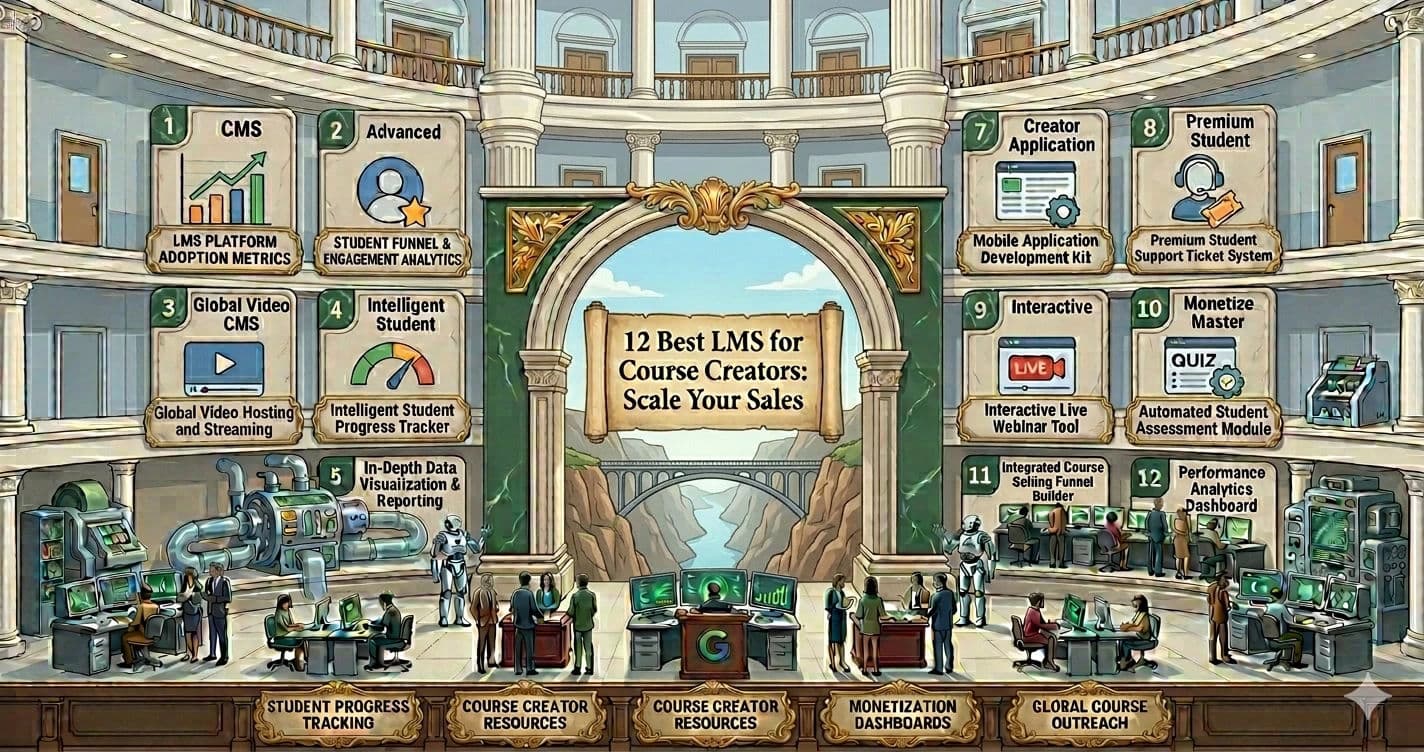 12 Best LMS for Course Creators in 2026: Scale Your Sales