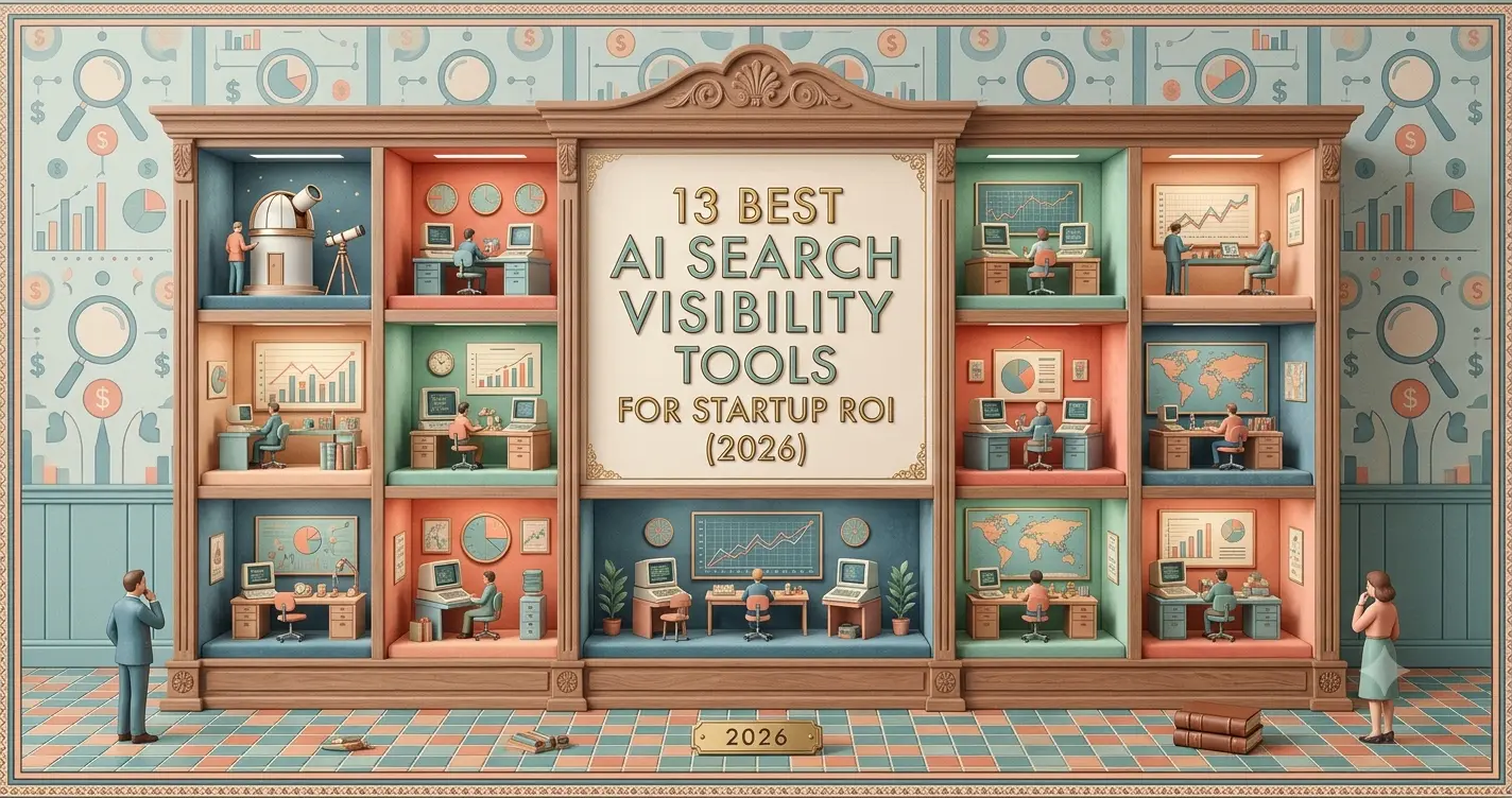 13 Best AI Search Visibility Tools for Startup ROI (2026)