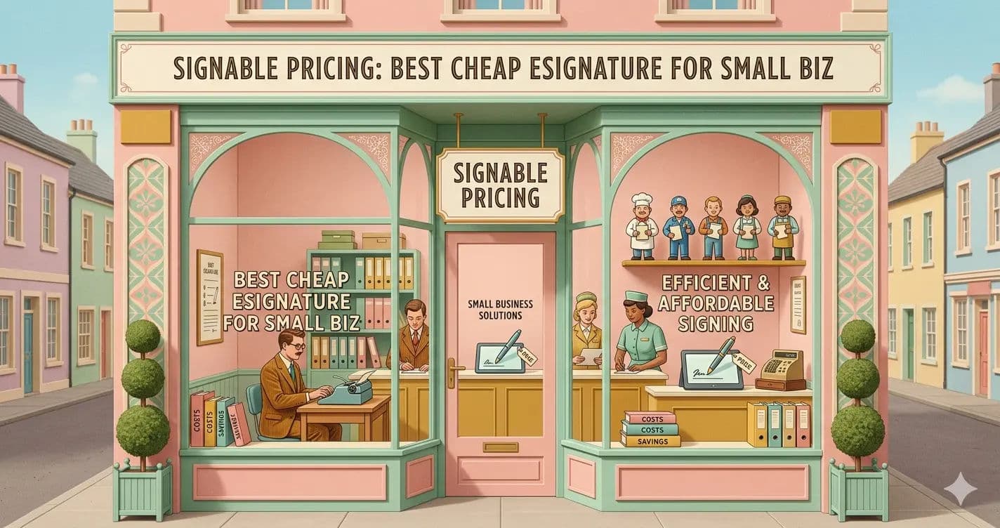 Signable Pricing 2026: Best Cheap eSignature for Small Biz