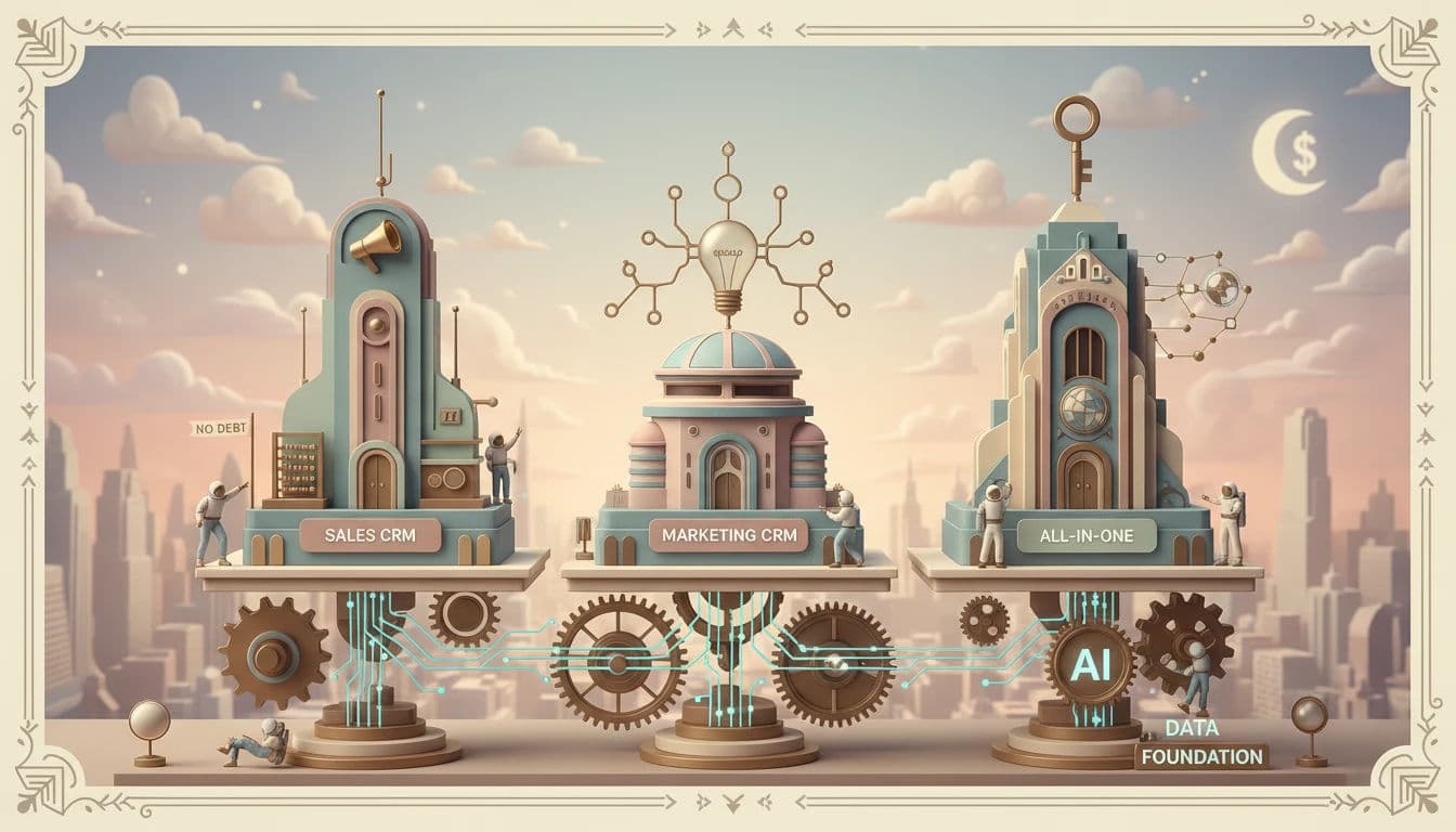 Sales CRM vs. Marketing CRM vs. All-in-One: The 2026 Revenue Architecture Guide