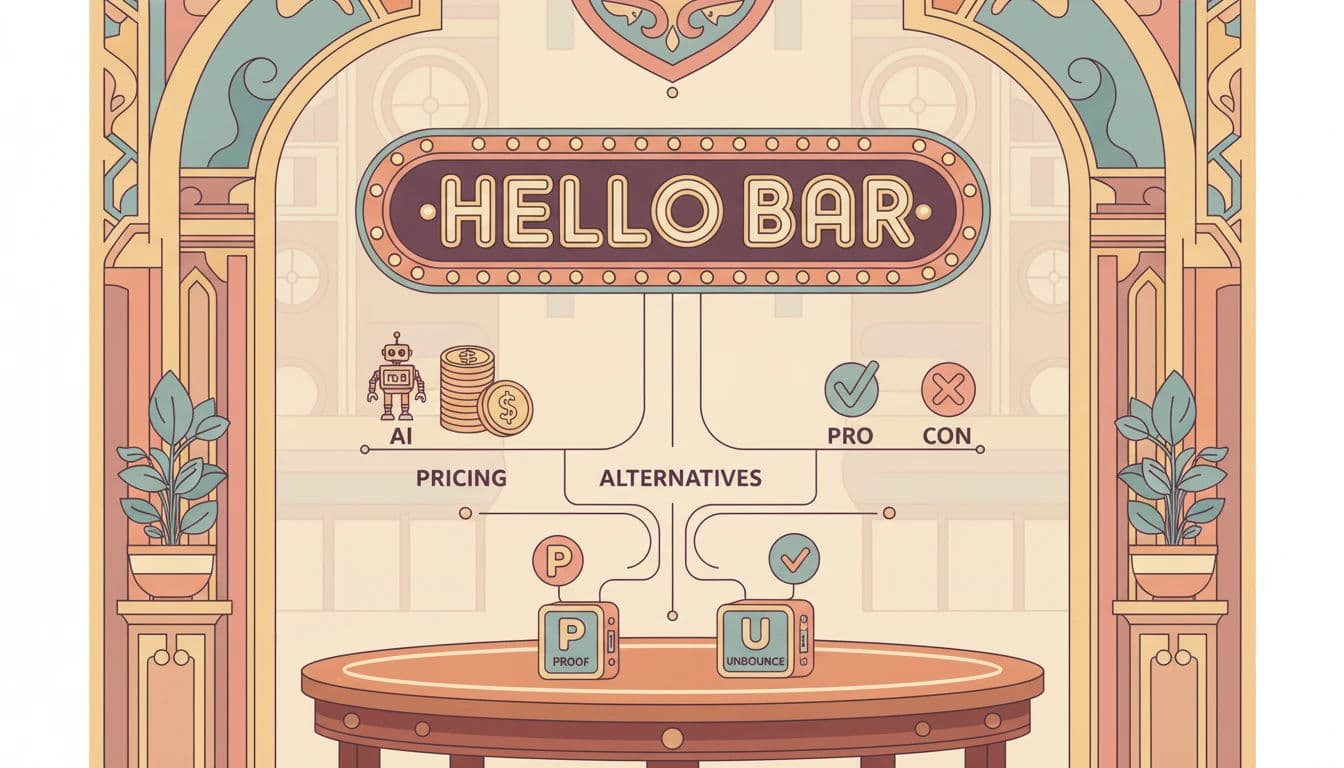 Hello Bar Overview 2026: Features, Pricing, Pros & Cons & Best Alternatives